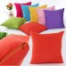 New Solid Colors 100% Cotton Cushion Cover Home Decor Sofa Car Throw Pillow Case   272932070798